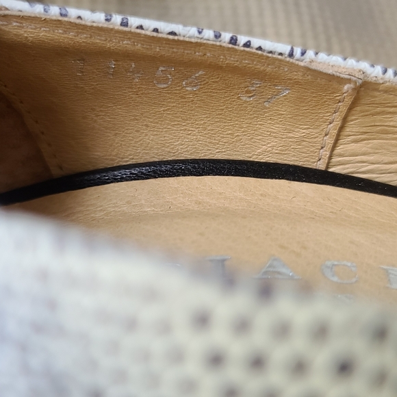 Mi Piaci Gray and Black Leather Shoes - Picture 6 of 8